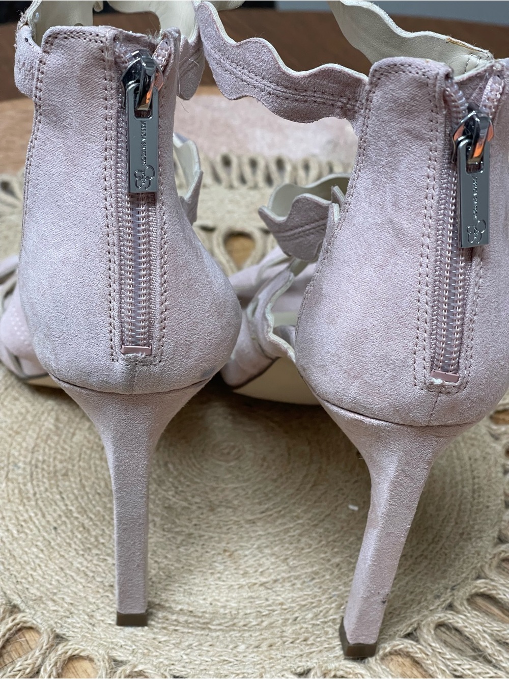 Jessica Simpson Blush Wavy-Strap High Heel Sandals - Picture 7 of 7